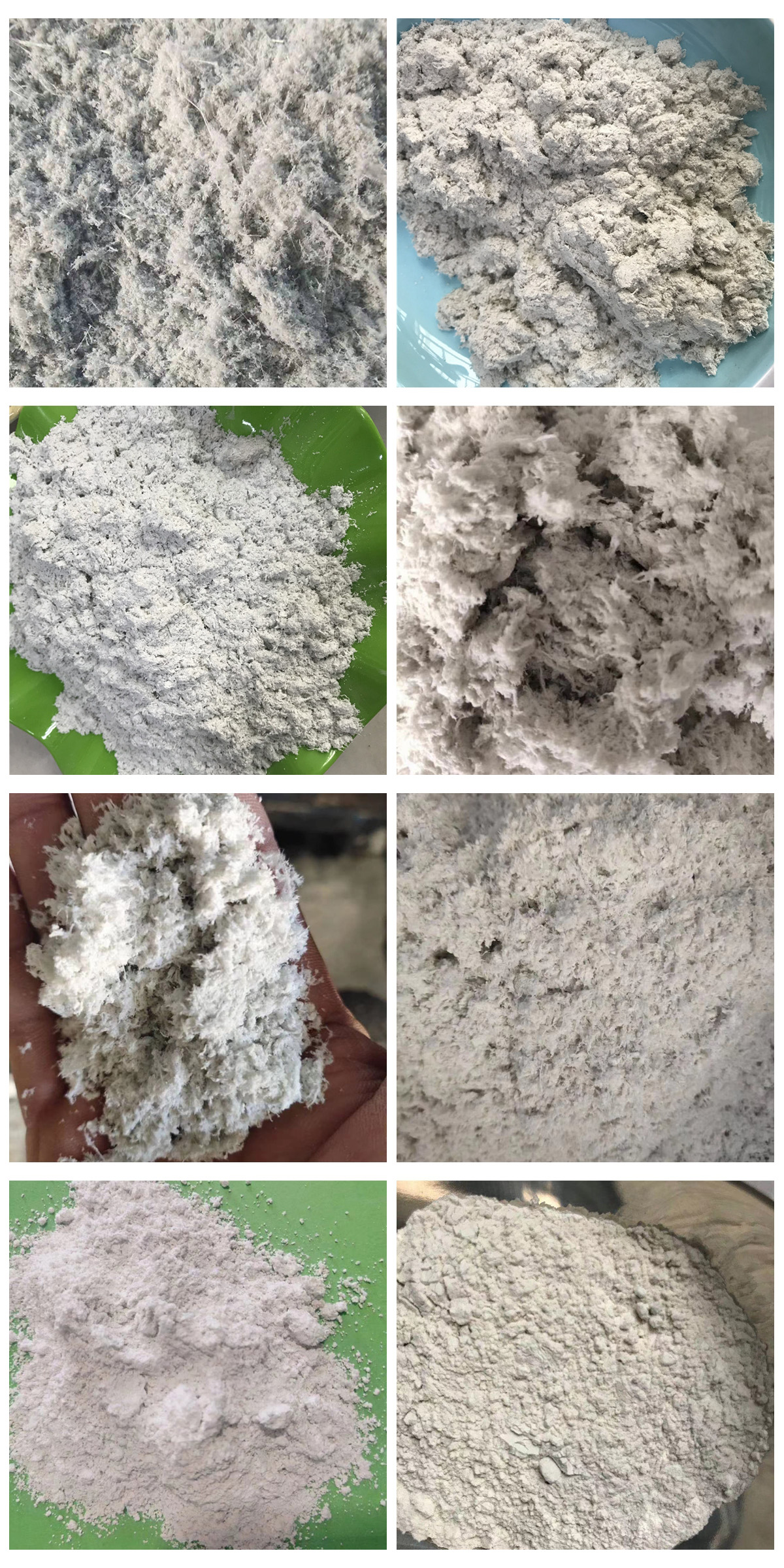 Sepiolite powder